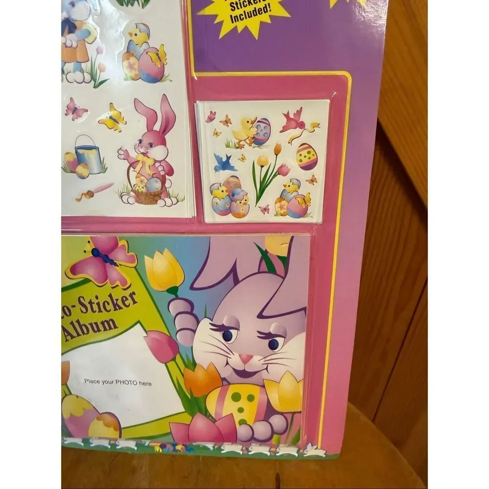 Vintage Stickers Easter Unlimited Easter Bunny Rabbit Sticker Pack (6573)